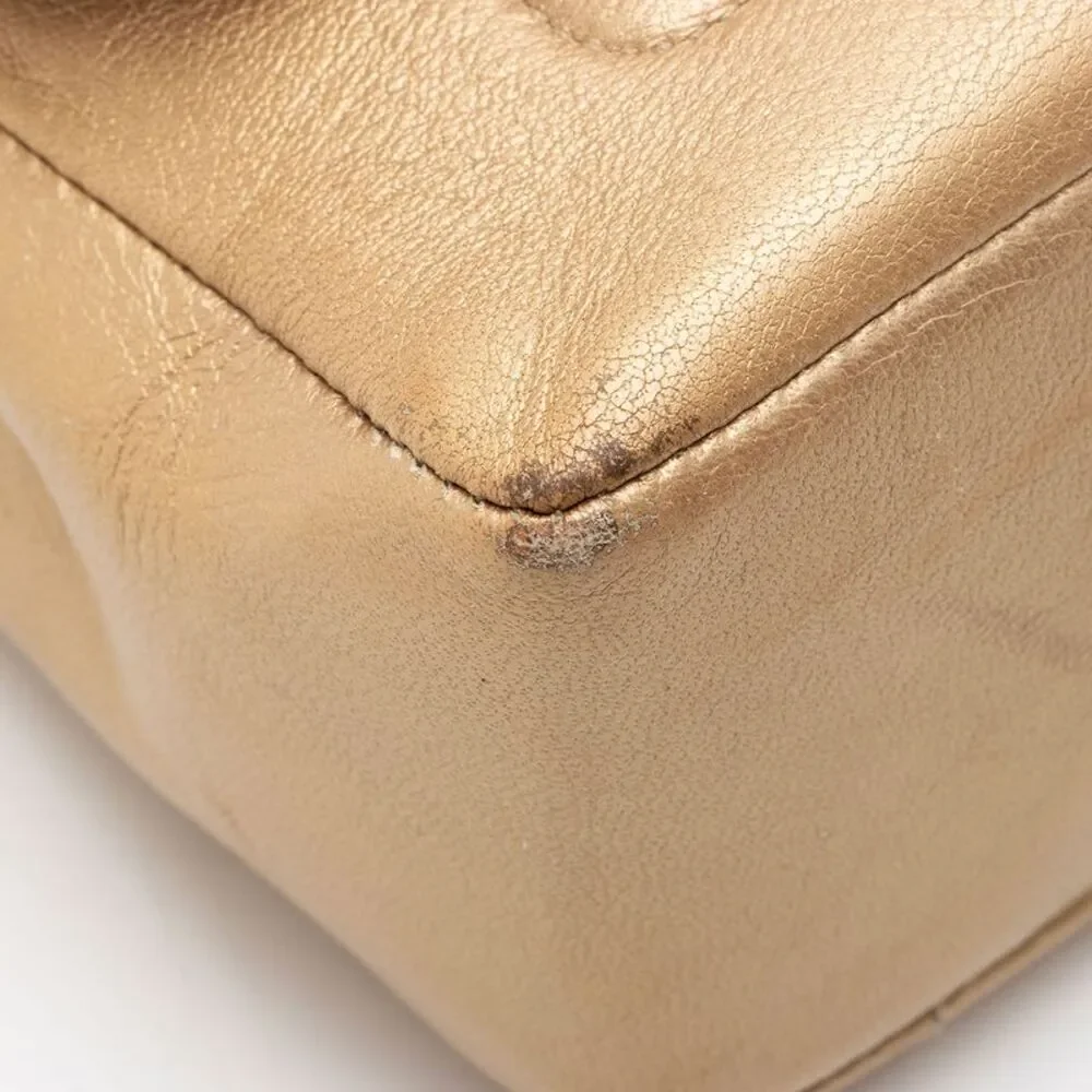 Chanel Vintage Metallic Lambskin Bijoux Mini Flap Bag